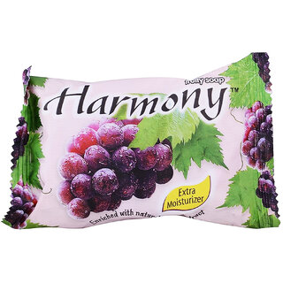                       Harmony Grape Enriched Extra Moisturizer Fruity Soap (75g)                                              