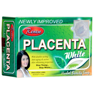                       Renew Placenta White Anti Acne And Anti Ageing Skin Soap - 135gm                                              
