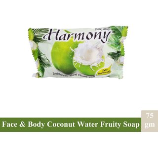                       Harmony Fruity Natural Coconut Water Extract Soap (75g)                                              