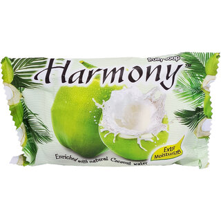                       Harmony Fruity Coconut Water Face & Body Soap - Pack Of 1 (75g)                                              