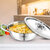 Dhara Stainless Steel Gas and Induction Compatible Triply Kadhai with Lid 2 Liter, 22 cm Dia, 2.5mm Thickness