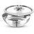 Dhara Stainless Steel Gas and Induction Compatible Triply Tasla with Lid 1 Liter, 18 cm Dia, 2.5mm Thickness