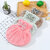 Super Absorbent Hair Towel Wrap for Wet Hair, Fast Drying Microfiber Hair Drying Towel Cap with Bow-Knot Pink