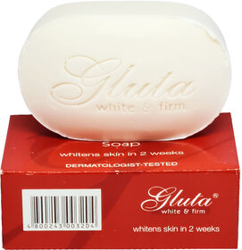 White & Firm Skin Whitens Gluta Soap - 135g