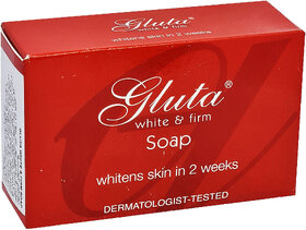 Skin Whitening White  Firm Bath Gluta Soap - (135gm)