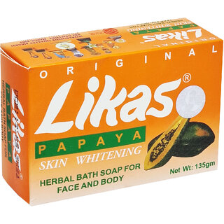 Likas Papaya Skin Whitening Soap - 135gm Likas Papaya Skin Whitening Soap - 135gm