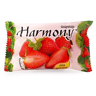                       Harmony Strawberry Enriched Extra Moisturizer Fruity Soap (75g)                                              