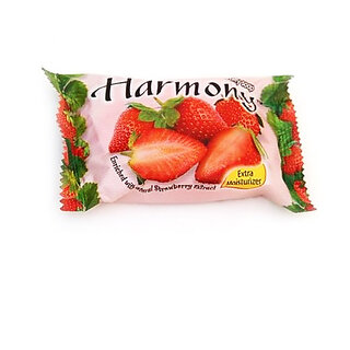                       Harmony Fruity Natural Strawberry Extract Soap (75g)                                              