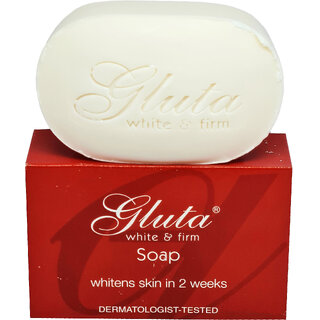Gluta White & Firm Whiten Face & Body Soap - Pack Of 1 (135g)