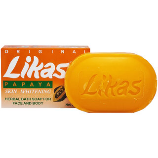 Likas Herbal Papaya Skin Whitening Soap (135g) Likas Herbal Papaya Skin Whitening Soap (135g)
