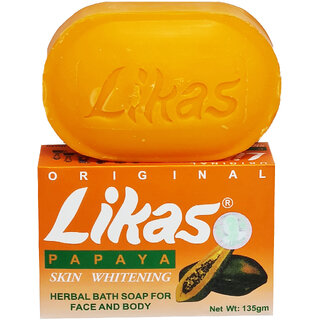 Likas Papaya Herbal Skin Whitening Soap - 135gm Likas Papaya Herbal Skin Whitening Soap - 135gm