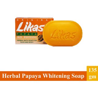                       Papaya Herbal Skin Whitening Soap  (135 g)                                              