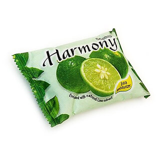                       Harmony Fruity Enriched Green Lemon Extract Soap - 75gm                                              