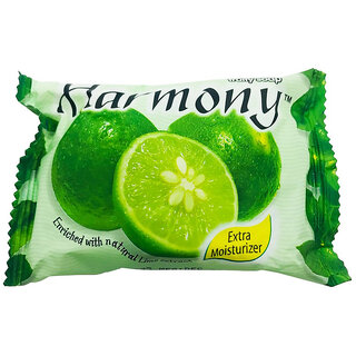                       Harmony Fruity Natural Green Lemon Extract Soap (75g)                                              