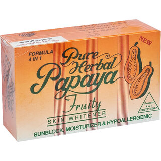 Pure Herbal Papaya Fruity Soap - 135g Pure Herbal Papaya Fruity Soap - 135g