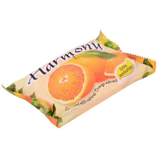                       Harmony Fruity Enriched Orange Extract Soap - 75gm                                              