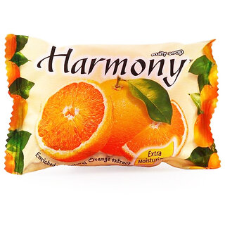                       Harmony Fruity Natural Orange Extract Soap (75g)                                              