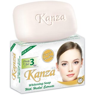 Kanza Whitening Face Body Soap - Pack Of 1 (90gm) Kanza Whitening Face Body Soap - Pack Of 1 (90gm)