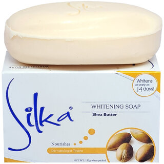                       Silka Skin Whitening Shea Butter Soap (135gm)                                              