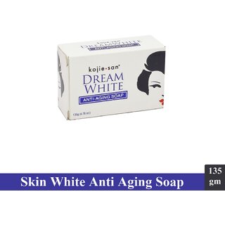                      Kojie San Dream White Anti-Aging Face & Body Soap - Pack Of 1 (135g)                                              