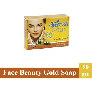 Aneeza Gold Beauty Face Body Soap - Pack Of 1 (90g) Aneeza Gold Beauty Face Body Soap - Pack Of 1 (90g)