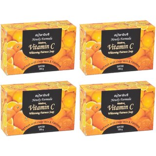                       Mistline Vitamin C Whitening Fairness Soap - 135g (Pack Of 4)                                              