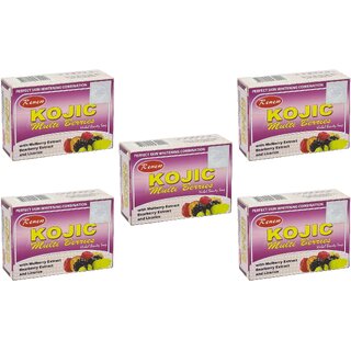                       Renew Kojic Multi Berries Herbal Beauty Soap - 135g (Pack Of 5)                                              