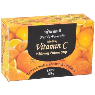                       Mistline Vitamin C Refresh With Clear Skin & Fairness Soap - 135gm                                              