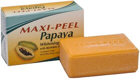 Maxi Peel Papaya Skin Whitening Soap - 135gm
