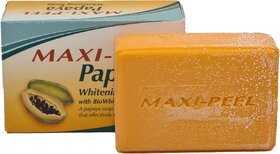 Maxi-Peel Papaya Skin Whitening  Brightening Soap - 135g