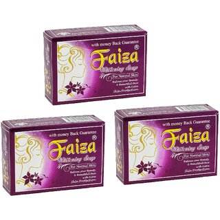                       Faiza Whitening Normal Skin Soap - 90g (Pack Of 3)                                              