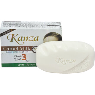                       Kanza Camel Milk Beauty Whitening With Herbal Extract Soap - 90g                                              