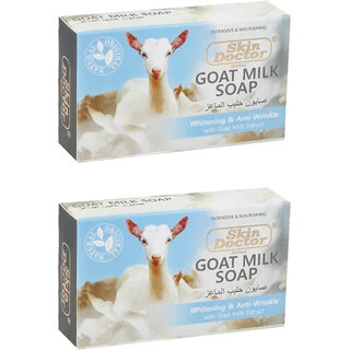 Skin Doctor Goat Milk Whitening Anti-Wrinkle Soap - 100g (Pack Of 2) Skin Doctor Goat Milk Whitening Anti-Wrinkle Soap - 100g (Pack Of 2)