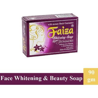                       Faiza Face & Body Whitening For Normal Skin Soap - Pack Of 1 (90g)                                              