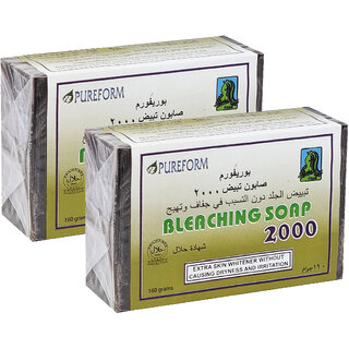 Pureform Extra Skin Whitener Bleaching Soap - Pack Of 2 (160g) Pureform Extra Skin Whitener Bleaching Soap - Pack Of 2 (160g)