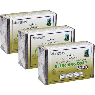 Pureform Extra Skin Whitener Bleaching Soap - Pack Of 3 (160g) Pureform Extra Skin Whitener Bleaching Soap - Pack Of 3 (160g)
