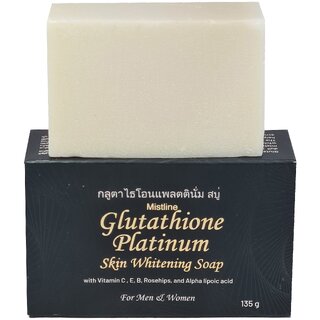                       Mistline Glutathne Platinum Skin Whitening Soap - 135gm                                              