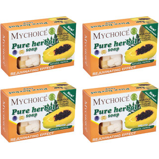 MyChoice Pure Herbal Fruity Soap - 100g (Pack Of 4)