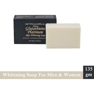                       Skin Whitening Glutathne Platinum Mistline Soap - 135gm                                              