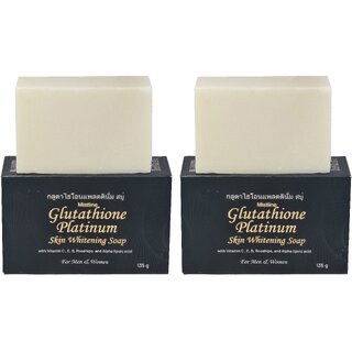                       Mistline Glutathne Face & Body Whitening Soap - Pack Of 2 (135g)                                              