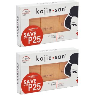                       Kojie San Skin Lightening Classic Soap - 3X65g (Pack Of 2)                                              
