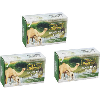 Skin Doctor Camel Milk Whitening Anti-Wrinkle Soap - 100g (Pack Of 3) Skin Doctor Camel Milk Whitening Anti-Wrinkle Soap - 100g (Pack Of 3)