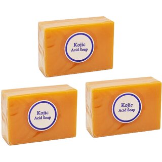                       Kojic Acid Soap - 130g (Pack of 3)                                              