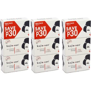                       Kojie San Skin Lightening Classic Soap - 3X100g (Pack Of 3)                                              