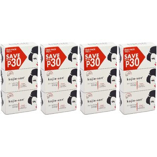 Kojie San Skin Lightening Classic Soap - 3X100g (Pack Of 4) Kojie San Skin Lightening Classic Soap - 3X100g (Pack Of 4)