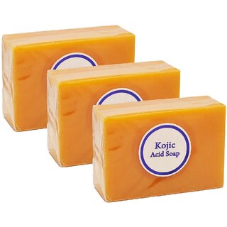 Kojic Acid Face Body Soap - Pack Of 3 (130g) Kojic Acid Face Body Soap - Pack Of 3 (130g)