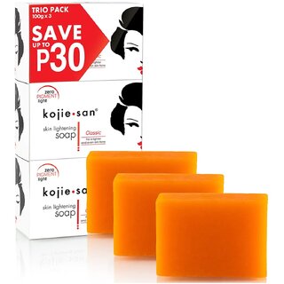 Skin Lightening Glowing Classic KojieSan Soap - 3X100g Skin Lightening Glowing Classic KojieSan Soap - 3X100g