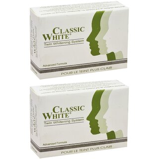                       Classic White Twin Whitening Soap - 85gm (Pack Of 2)                                              