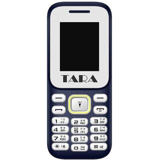 TARA 310 (Dual Sim 1.77 Inch Display, 1100mAh Battery, Blue)
