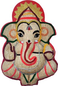 Lavancha Ganesha Wall Hanging - Handmade Lord Ganesha Idol - Best Decor Gift for Living Room, Pooja Room, Housewarming